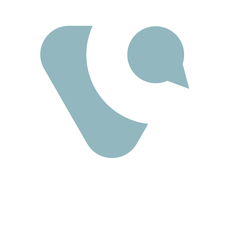 VQ Branding logo white